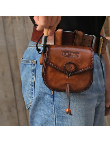 Funda de Cinturón de Cuero Tourbon para Multiherramienta EDC