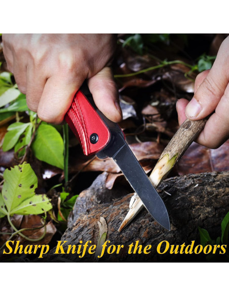 Hacha Multiherramienta RoverTac 14-en-1 para Camping y Supervivencia