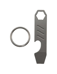 Mini Barra de Palanca Titanio LC LICTOP con Abrebotellas y Hexagonal