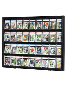 DisplayGifts Estuche de Exhibición para 36 Tarjetas Deportivas