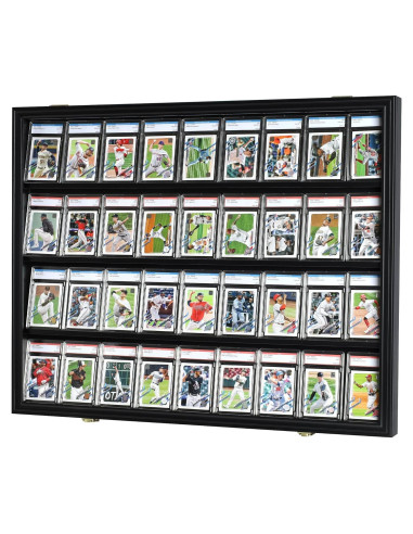 DisplayGifts Estuche de Exhibición para 36 Tarjetas Deportivas