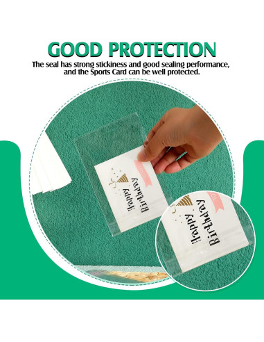 Fundas para Tarjetas Coleccionables Lewtemi 300 Pcs 8.9x14 cm