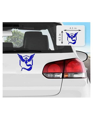 Calcomanía de Vinilo Premium Printbeat Místico Azul 11.4x11.4cm