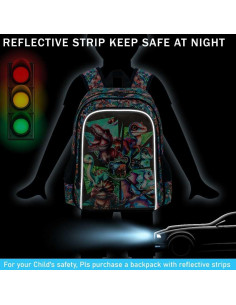 AGSDON Set de Mochilas para Niños 3 en 1 Dinosaurio 30.48cm 2