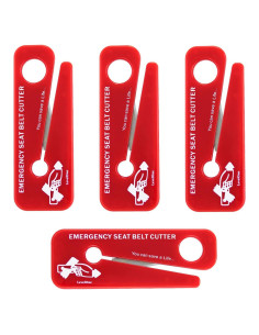 Cortador de Cinturón de Seguridad LINE2design 62175-4 - Paquete de 4