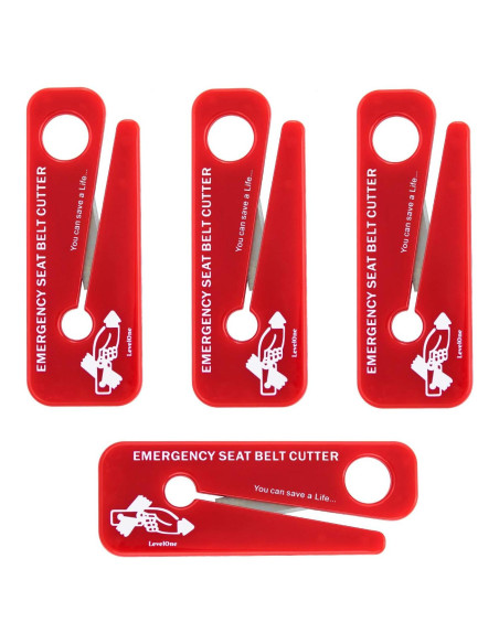 Cortador de Cinturón de Seguridad LINE2design 62175-4 - Paquete de 4