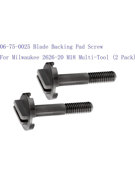 Tornillo de soporte de cuchilla Milwaukee 2626-20 (2 Piezas) Tornillo de soporte de cuchilla Milwaukee 2626-20 (2 Piezas)