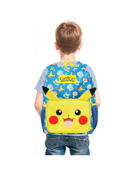 Mochila y Estuche Pikachu Bioworld 2 Piezas 40 cm para Niños