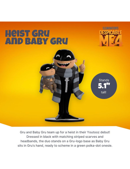 Figura de Vinilo Youtooz Gru y Baby Gru 12.7 cm - Mi Villano Favorito Figura de Vinilo Youtooz Gru y Baby Gru 12.7 cm - Mi Villano Favorito