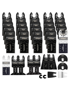 Juego de 38 Hojas de Sierra Oscilante Uhfsyut - Acero Alto Carbono