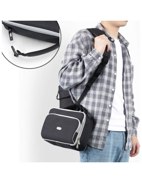 Caja de Almuerzo Aislada Amersun para Niños 4L Negra