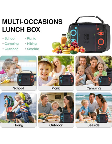 Lonchera Aislada Gamer Hairao - Bolsa de Almuerzo 3.4kg