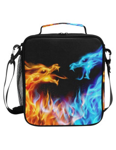 Bolsa Térmica Aislante AUUXVA Dragones Llamativos 24.1L