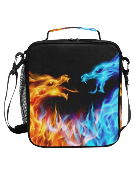 Bolsa Térmica Aislante AUUXVA Dragones Llamativos 24.1L