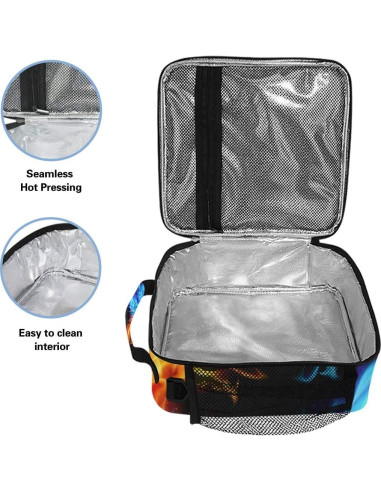 Bolsa Térmica Aislante AUUXVA Dragones Llamativos 24.1L