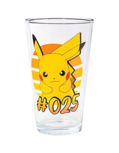Conjunto de 4 Vasos de Vidrio Pokemon Silver Buffalo 0.47L