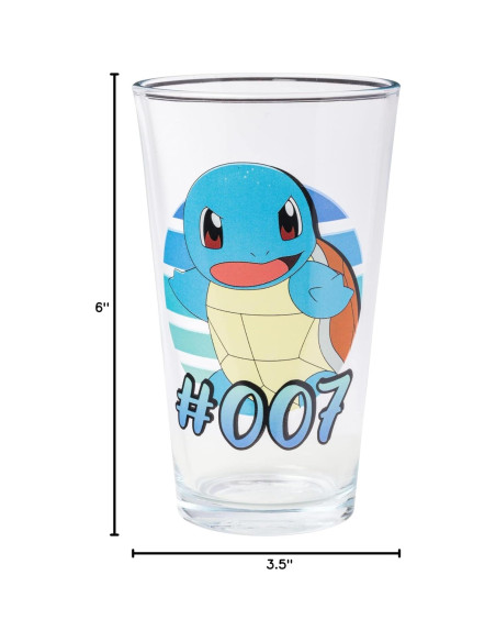 Conjunto de 4 Vasos de Vidrio Pokemon Silver Buffalo 0.47L Conjunto de 4 Vasos de Vidrio Pokemon Silver Buffalo 0.47L