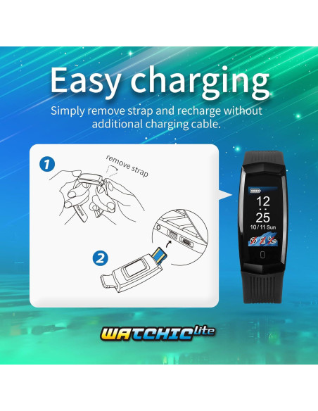 Reloj Brook Pocket Auto Catch Lite - Impermeable IPX7, 240h Batería