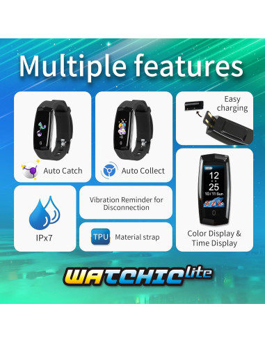 Reloj Brook Pocket Auto Catch Lite - Impermeable IPX7, 240h Batería