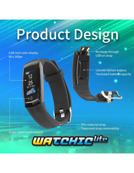 Reloj Brook Pocket Auto Catch Lite - Impermeable IPX7, 240h Batería