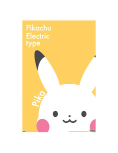 Póster de Pared Pokémon Pikachu Eléctrico Trends 56.8x86.4 cm