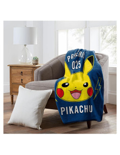 Manta de Lana Sherpa Pikachu Northwest 127 x 152 cm