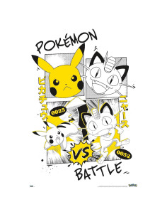 Póster de Pared Pokémon Anime de Batalla Trends International 86.36x56.83 cm