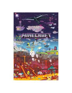 Póster de Pared Trends International Minecraft 56.5x86.4cm