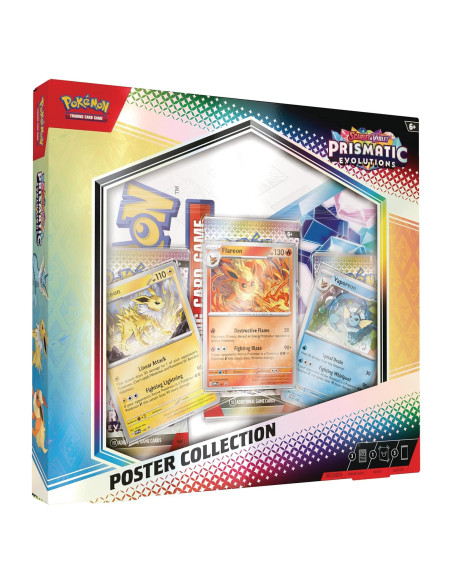 Colección de Póster Pokémon TCG Evoluciones Prismáticas Colección de Póster Pokémon TCG Evoluciones Prismáticas