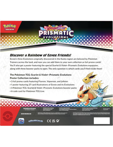 Colección de Póster Pokémon TCG Evoluciones Prismáticas