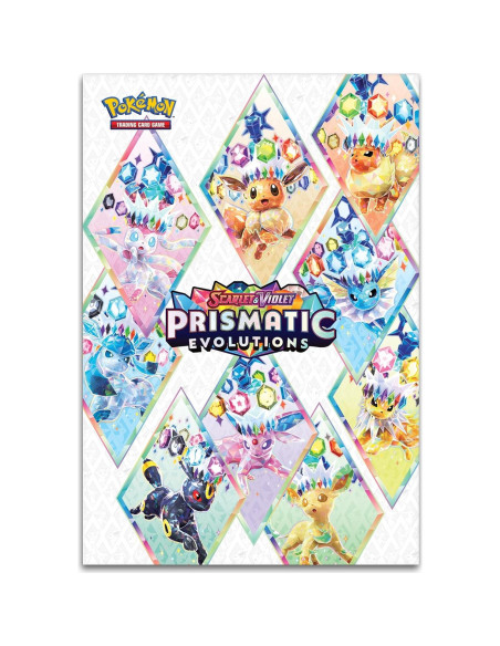 Colección de Póster Pokémon TCG Evoluciones Prismáticas Colección de Póster Pokémon TCG Evoluciones Prismáticas