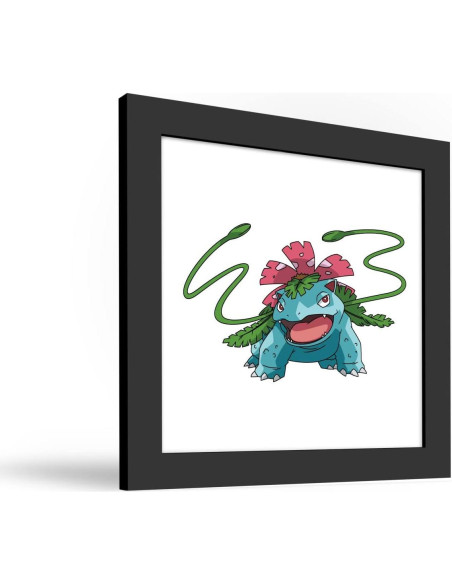 Arte de Pared Gallery Pops Pokemon Venusaur con Marco Negro 30.48 cm
