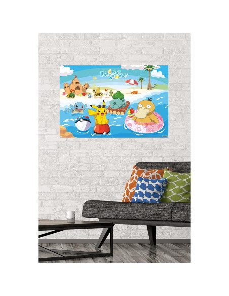 Póster de Verano Pokémon Trends International 86.4x56.8 cm