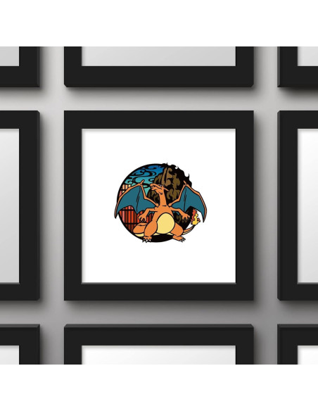 Póster de Arte Pokémon Wagara Charizard 30.48x30.48cm Trends Póster de Arte Pokémon Wagara Charizard 30.48x30.48cm Trends