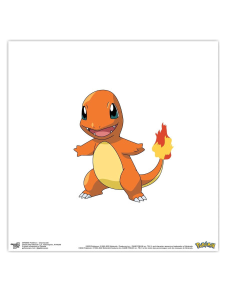 Arte de Pared Pokemon Charmander Trends International 28.4 cm Arte de Pared Pokemon Charmander Trends International 28.4 cm