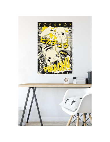 Póster de Pared Pokémon Pikachu Anime Trends 86.36x56.83cm