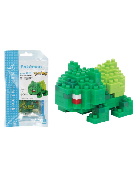 Nanoblock Pokémon Bulbasaur - Kit de Construcción 3D
