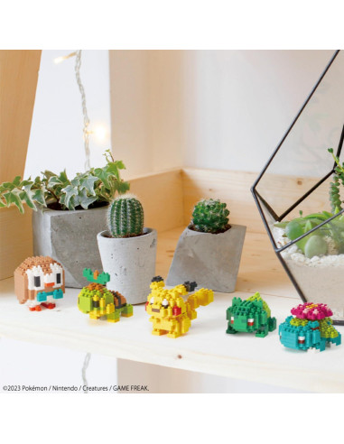 Nanoblock Pokémon Bulbasaur - Kit de Construcción 3D