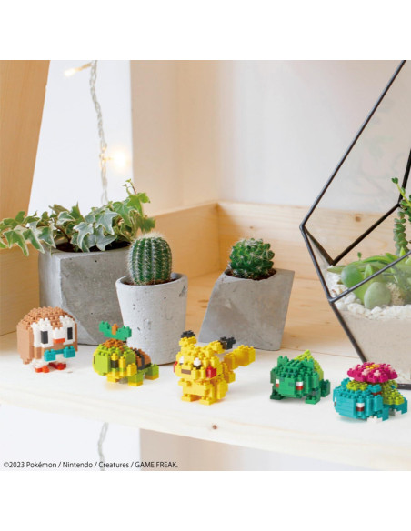 Nanoblock Pokémon Bulbasaur - Kit de Construcción 3D