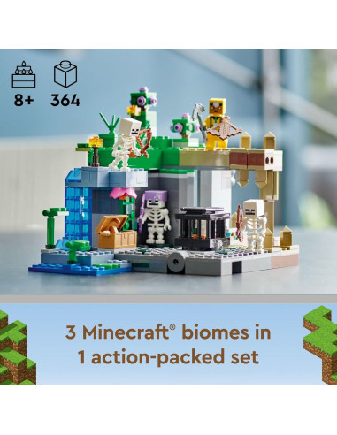 LEGO Minecraft La Mazmorras de los Esqueletos 21189 - Set 364 Piezas