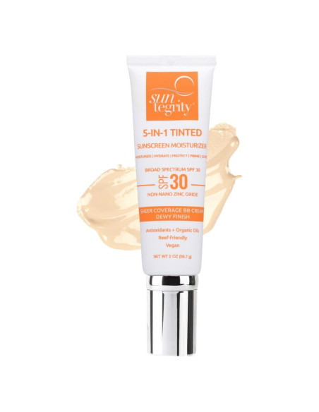 Protector Solar Mineral Tinteado Suntegrity 5 en 1 SPF 30 - Claro Protector Solar Mineral Tinteado Suntegrity 5 en 1 SPF 30 - Claro