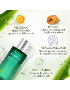 Tónico Facial Iluminador Aloderma 118ml - Aloe Vera Orgánico 2