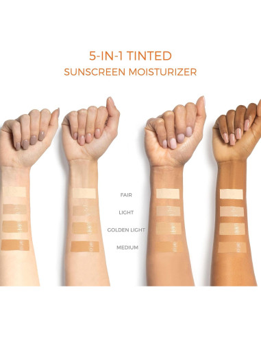 Protector Solar Mineral Tinteado Suntegrity 5 en 1 SPF 30 - Claro