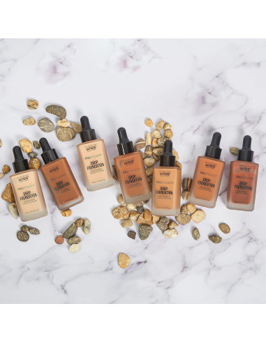 Base de Maquillaje Mate Kiss NY PRO TOUCH 30ml - Castaño