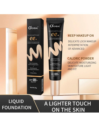 Crema CC O'CHEAL Marfil SPF 50+ Hidratante y Correctora