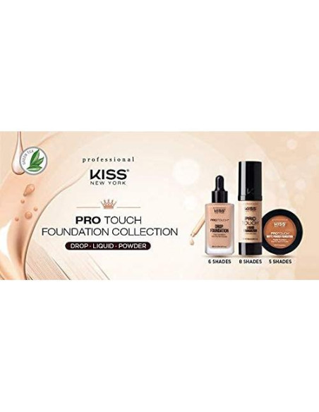 Base de Maquillaje Mate Kiss NY PRO TOUCH 30ml - Castaño