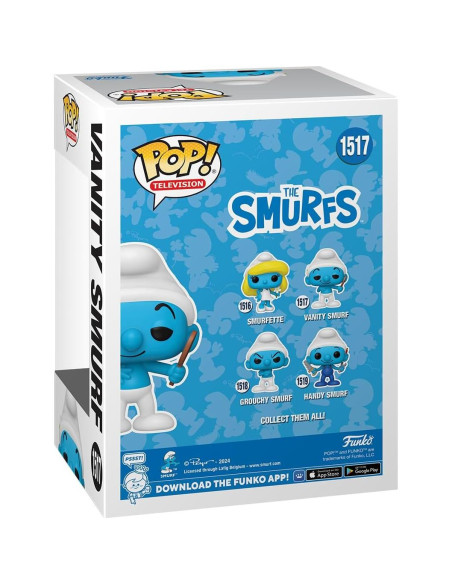 Funko POP! Pitufo Vanidoso - Figura de Vinilo 10 cm - Coleccionable