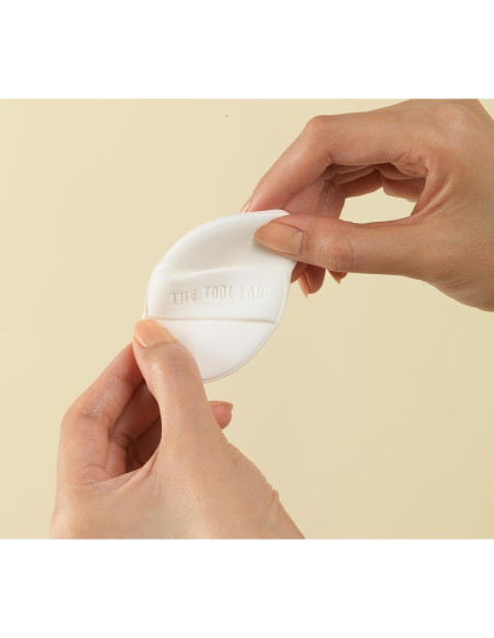 Puff de Maquillaje Ovalado THE TOOL LAB - Rubycell 6.6 cm