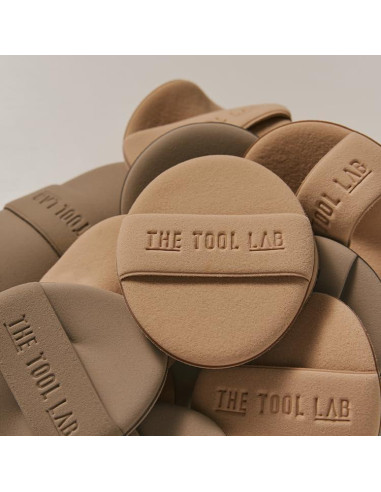 Puff de Maquillaje Ovalado THE TOOL LAB - Rubycell 6.6 cm