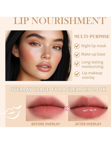 Bálsamo Labial Hidratante NAILKISS Set de 4 Piezas